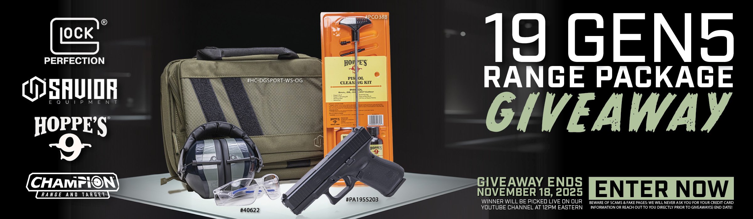 Glock 19 Gen 5 Giveaway